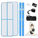 NBSPORT Air Tumble Track Mats for Gymnastics, Air Mat for Tumbling, 10ft/13ft/16ft/20ft Inflatable...