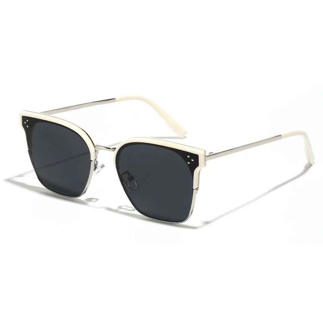 Gafas de sol de moda retro para mujer y hombre, gafas de sol clásicas vintage con protección UV400 para exteriores.