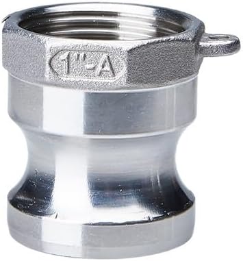 304 Stainless Steel Quick Connect Coupling, Type A Female NPT Thread High Pressure Water Pipe Fitting With Snap-In Design And Rubber Gasket(304*DN100*stainlesssteel)