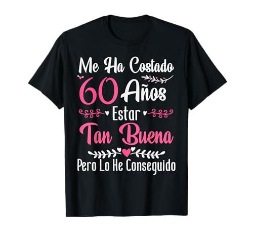 60 Cumpleaños Mujer 60 años Hecha En 1966 Mujer Camiseta
