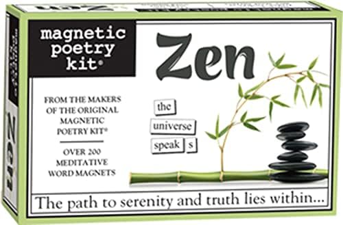 Magnetic Poetry - Zen Kit - Words for Refrigerator - Write Poems and Letters on The Fridge - Made in The USA