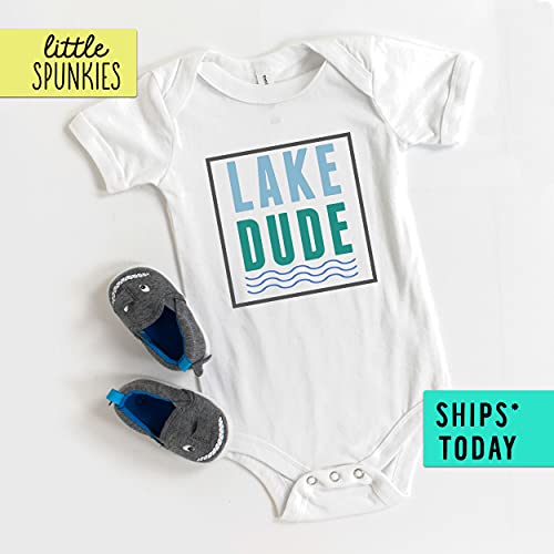 Lake Dude Baby Boy Summer Bodysuit2