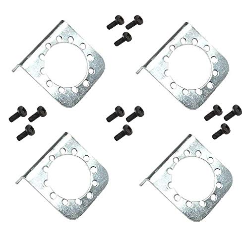 Mounting bracket L-Clamp (4Pcs for Johnson Side Shaft Motor with 12Pcs M3 Screws)-image-33