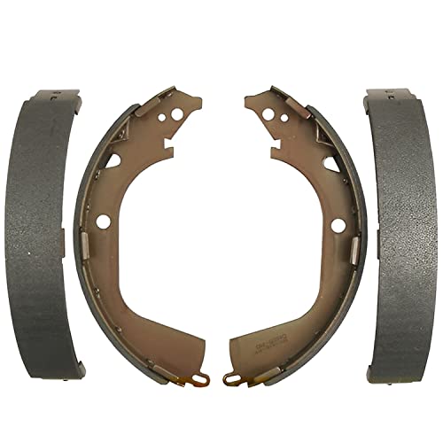 Image of Detroit Axle - Rear Brake Shoes for 09-12 Chevy Colorado GMC Canyon, Semi-Metallic Replacement