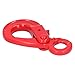 Slip Hook with Safety Lock – 1.12T Alloy Steel Lifting Hook, Eye Type Self-Locking Hook for Industrial Lifting Applications