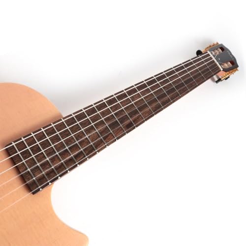 Image of Fojill Electric Classical Guitar Classic Nylon String Travel Portable Silent Practice Guitars Mahogany Body Neck Rosewood Fretboard With Gig Bag