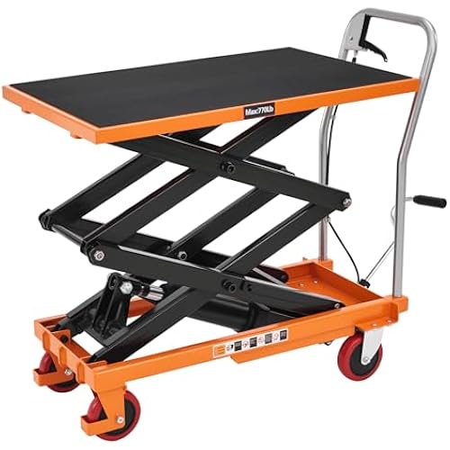 SPECRAFT 770 Lbs Hydraulic Lift Table Cart
