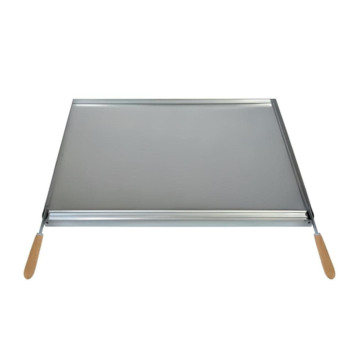 PEGANE Support Barbecue avec Grille et récupérateur de Graisse en INOX Coloris Gris - 60 x 43 x 42 cm