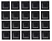 BLACK-6X6 Fence Post Plastic Cap- Pick a Pack (5 5/8 X 5 5/8) Pressure Treated Wholesale/Bulk Pricing (20)