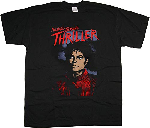 Michael Jackson Thriller Pose Official Tee T-Shirt Mens Unisex (Medium) Black