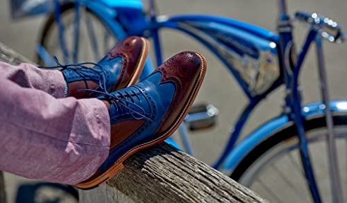 Image of BARKER Valiant Men's Handmade Oxford Derby Shoes - Premium Calf Leather, Goodyear Welted, Hand-Painted Finish, Classic Formal Style