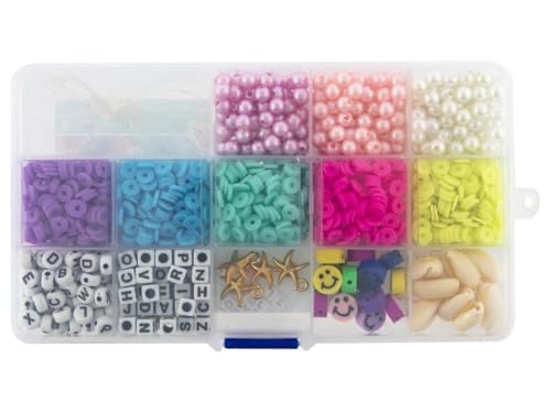 Grafix Lot de 12 perles dans une boîte