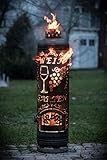 Feuerflair Feuerstelle Weingarten Gasflasche Feuertonne