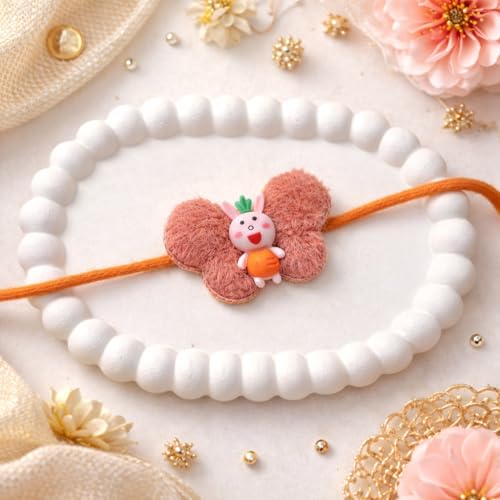 Image of I Jewels Soft Cartoon Character Kids Rakhi With Roli Chawal & Rakshabandhan Card for Bro /Brother /Bhai