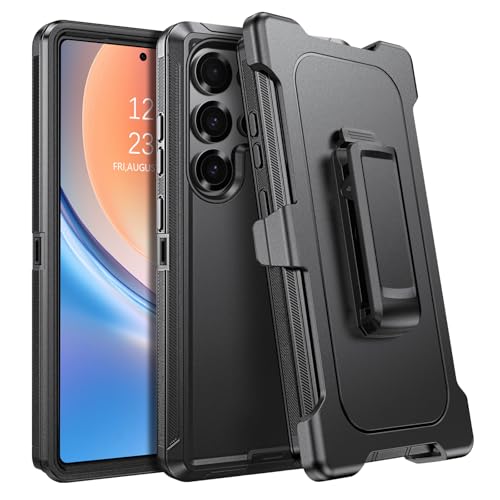 Coque Samsung S25 Ultra antichoc blindée 3 couches avec béquille intégrée et clip rigide