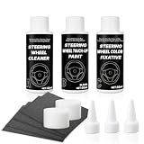 NoxGule Kit Reparación para Volantes,Elimina Manchas Aceite,Restaurar Color