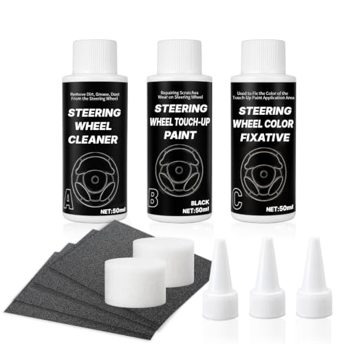 NoxGule Kit Reparación para Volantes,Elimina Manchas Aceite,Restaurar Color