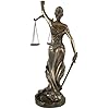 PTC 12 Inch La Justica with Scales and Sword Resin Statue Figurine
