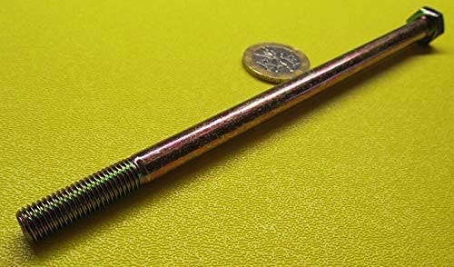 Grade 8 Zinc Yellow Steel Bolts RH PT 5/16"-24 x 6.00 Length 10 pcs