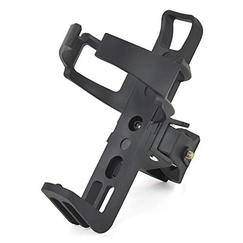Triclicks Porte-bidon de vélo, 360 ° Rotation ajustable Noir Vélo Boisson Porte-gobelet Poussette Cup Support pour vélo, VTT, poussette et fauteuil roulant Cover