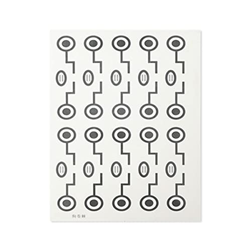 Weixu Anime Tattoo Toge Nobara Yuji Mahito Cosplay Stickers Temporary Tattoos Body Face Stickers Makeup Props (E)