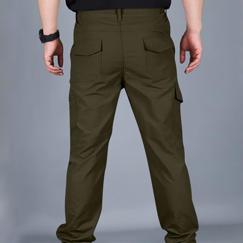 Men's Cargo Pants Lightweight Button Down Solid Color Trousers Soft Comfy Fashion Quick Dry Lounge Hiking Outfits3