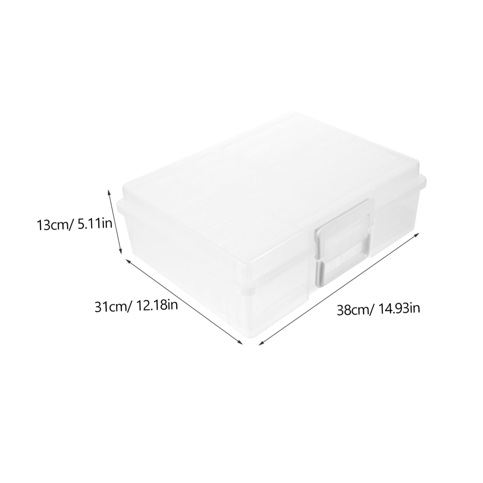 Cabilock Cajas De Almacenamiento De Fotografías De 4 X 6 Pulgadas Con Bordes Lisos Y Redondeados Fáciles De Abrir Llenar Y Cerrar Para Servir Toda La Vida