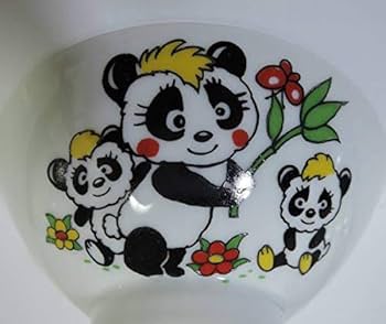 Amazon.co.jp: パンダの陶製茶碗 KEN/水森亜土内藤ルネ : おもちゃ