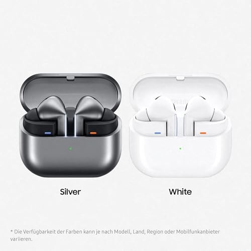 Samsung Galaxy Buds3 Pro bežične Bluetooth slušalice, aktivno poništavanje buke (ANC), prilagodljivo poništavanje buke, 360 audio, slušalice za uši s Hi-Fi zvukom, srebrne, uklj. Anymode Clear Cover