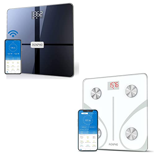 Renpho Premium Wi-Fi Bluetooth Scale, Renpho Body Fat Scale Smart Bmi Scale Digital Bathroom Wireless Weight Scale, #TOP17