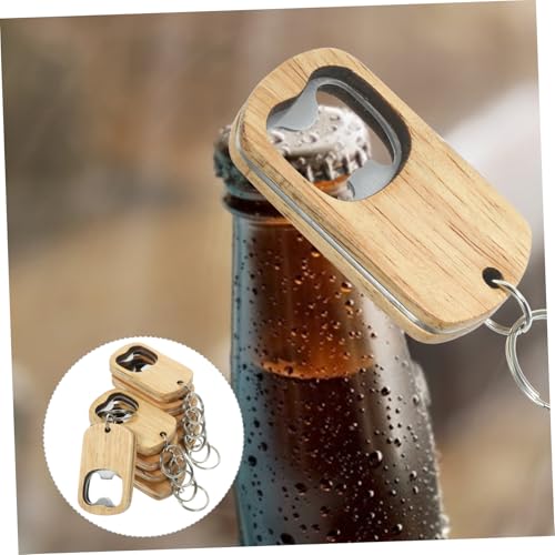 Porte clés ouvre bouteille bois pour ne plus chercher de décapsuleur - 6
