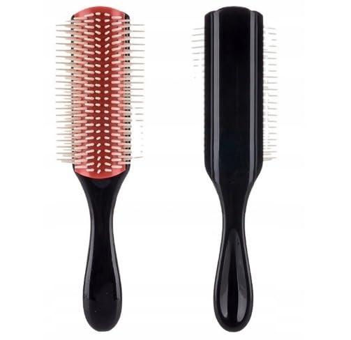 Curly hair brush for curls and waves 9-row Deni Carte