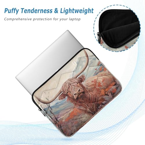 Funda para laptop Farmhouse Highland Cow 13-14 pulgadas miniatura 5