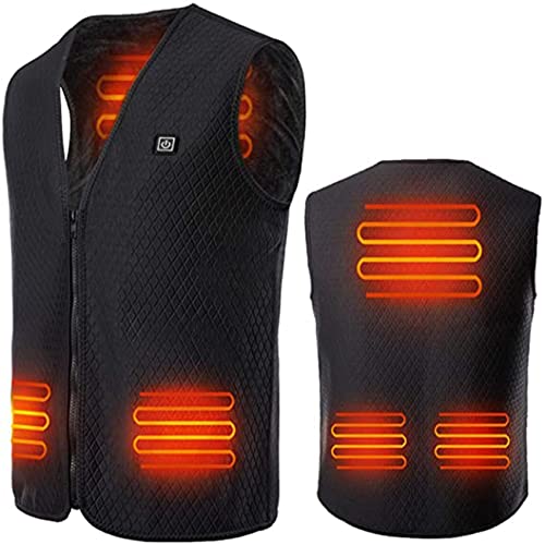 Veste chauffante d'extérieur et gilet chauffant chaud d'hiver