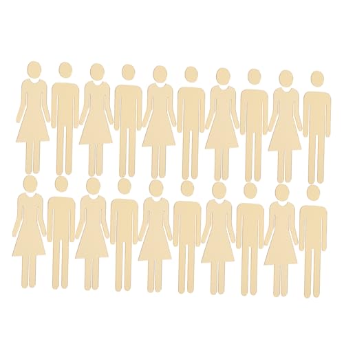 OHPHCALL 10セット 立体アクリル製男女トイレサイン 自己粘着式 洗面所表示プレート おしゃれビジネス用 独特でクールな衛生間標識