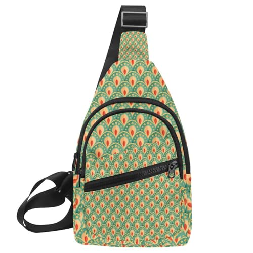 Mochila verde de pavo real que alivia la carga en tus hombros con estilo