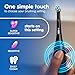 Oral-B iO2 Night Black Electric Toothbrush, 1 Toothbrush Head, 1 Travel Case, Designed by Braun