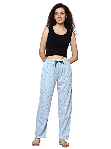 Image of Womens 100% Cotton Loungwear Pyjama Pants-pack of 1