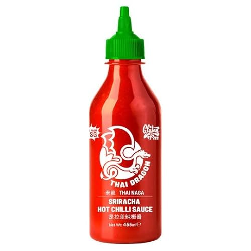 Thai Dragon Sriracha Hot Chilli Sauce 455ml x 4 pack