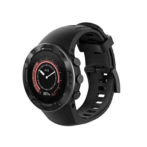 Correa de silicona compatible con Suunto 5, correa de reloj de repuesto deportiva resistente al agua para hombres y mujeres, suave y duradera