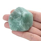 XIANNVXI Green Aventurine 1.8-2.2' Large Raw Crystals and Healing Stones Natural Rough Crystal Rocks for Decor Gifts Tumbling Cabbing Polishing Fountain Rocks 1PCS