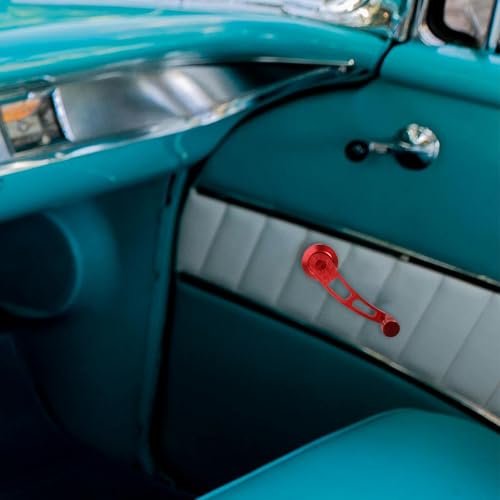Manivela de ventana para coche universal compatible con interior de aluminio 7