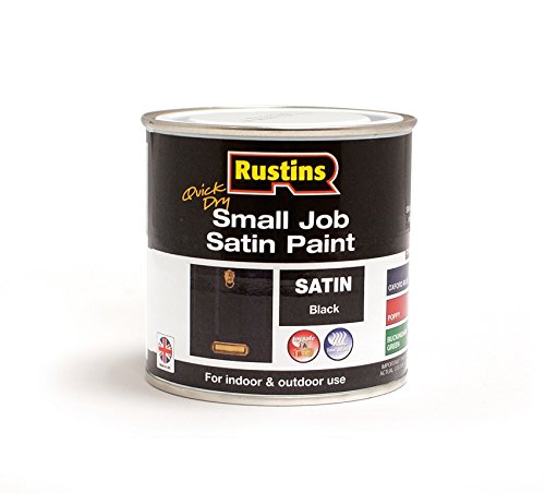 RUSTINSSmall Job Satin Paint Black 250ml