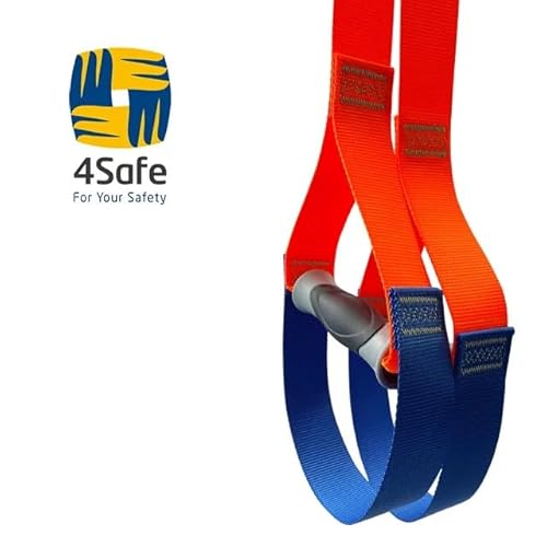 4Safe TRX Suspension Trainer for Full Body Workouts, Adjustable Straps, 230 cm - Image 2