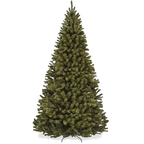 Best Choice Products Artificial Christmas Tree, 7.5ft Premium Unlit Realistic Spruce Holiday Décor w/Dense Branches, Easy Assembly, Metal Base