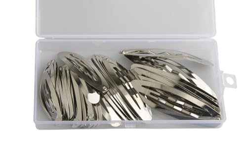 Caja 40 piezas pinzas metálicas para cabello miniatura 6