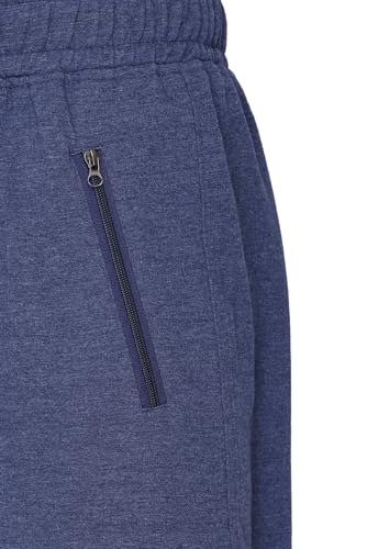 Image of Plus Size Cotton Loop Knit Lowers for Men, Zip Pocket, Night Pant, Joggers, Sports Trousers, Gym n Lounge Wear Track Pant for Boys Denim 4XL