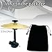 YOYODOGS Car Crash Cymbal Air Vent,Car Symbol Mini Drum for Music Lovers,Fun Music Gadget for Drivers,Compact Durable Accessory Drummers Gifts for All Types of Vehicles(Gold-2PCS)