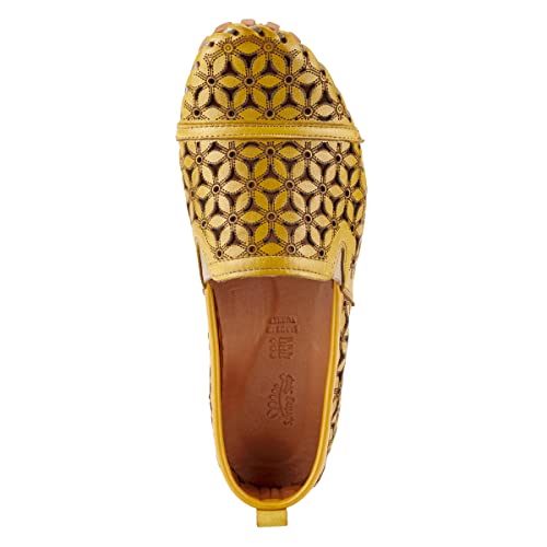 Spring Step Women's Flowerflow Slip-On Shoe Yellow Eu 39 / Us 8.5 #TOP2