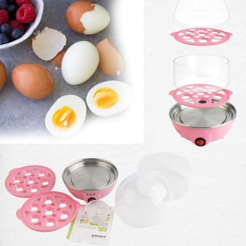 TREKLER Multi-Function Electric 2 Layer Egg Boiler Cooker &Steamer, Double Layer Egg Boiler Electric Automatic off 14 Egg Poacher for Steaming,... - Image 2